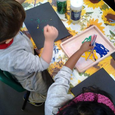 Painting fireworks