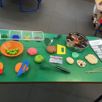 Sensory activities - play dough