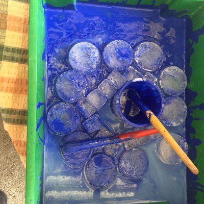 Painting on ice